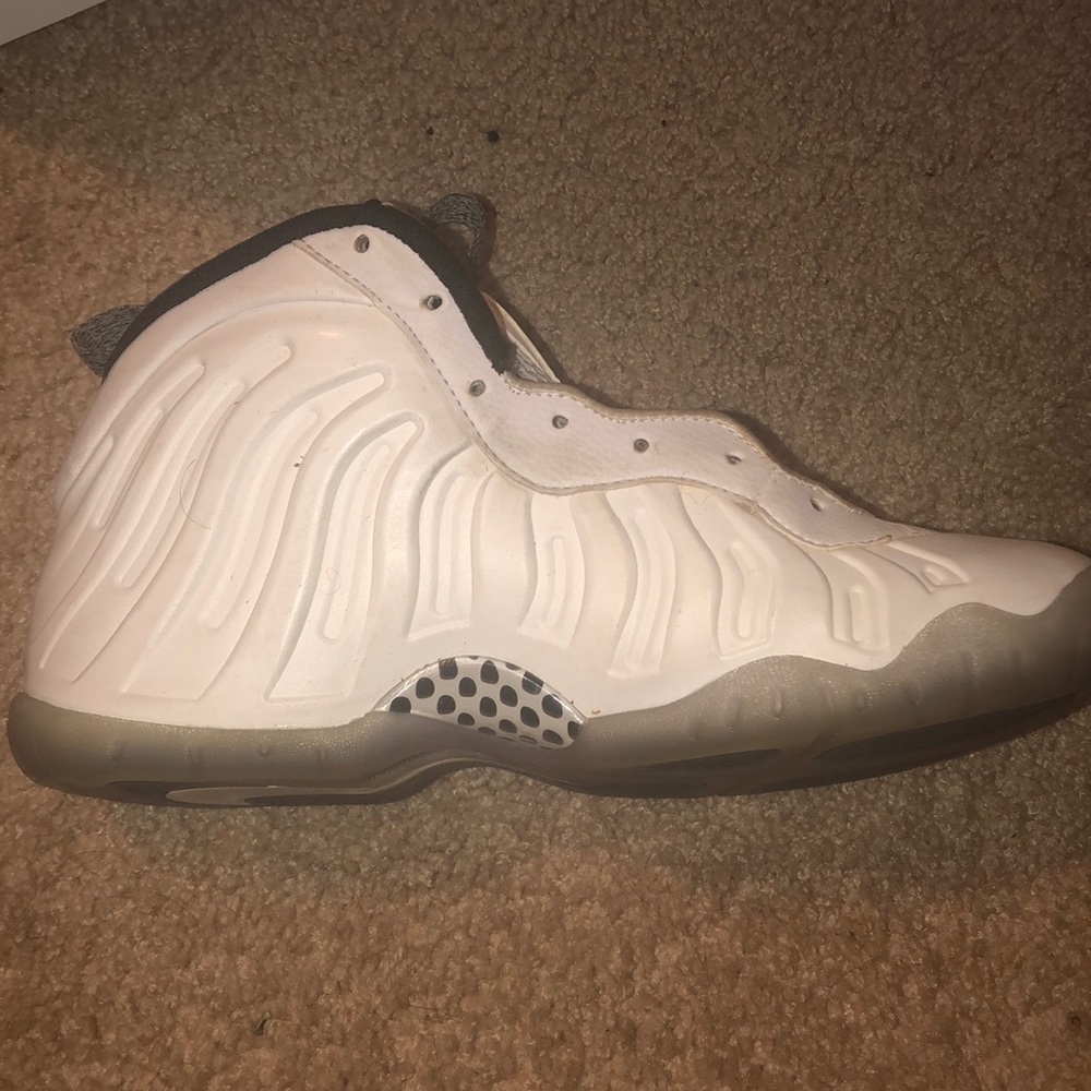 All white foamposite